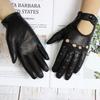 Summer Driving Genuine Leather Driver Gloves Women's Sheepskin Thin Motorcycle Riding All Fingers Fashion Hollow Out Unlined