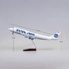 Diecast Resin Plane 1/150 Scale 47cm Airplane 747 B747 Aircraft PAN AM Airline Model W Light and Wheel For Bathroom Accessories