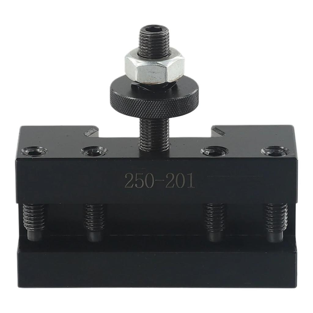 For Lathe Workshop Tools Holder Steel 1* NO.250 - 201 Post 10 - 15" 80x75x25mm Black Quick Change High Quality