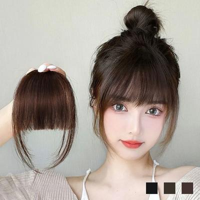 Hairpiece Full Bangs Partial Wig Full Bangs Soft Bangs Top Cover