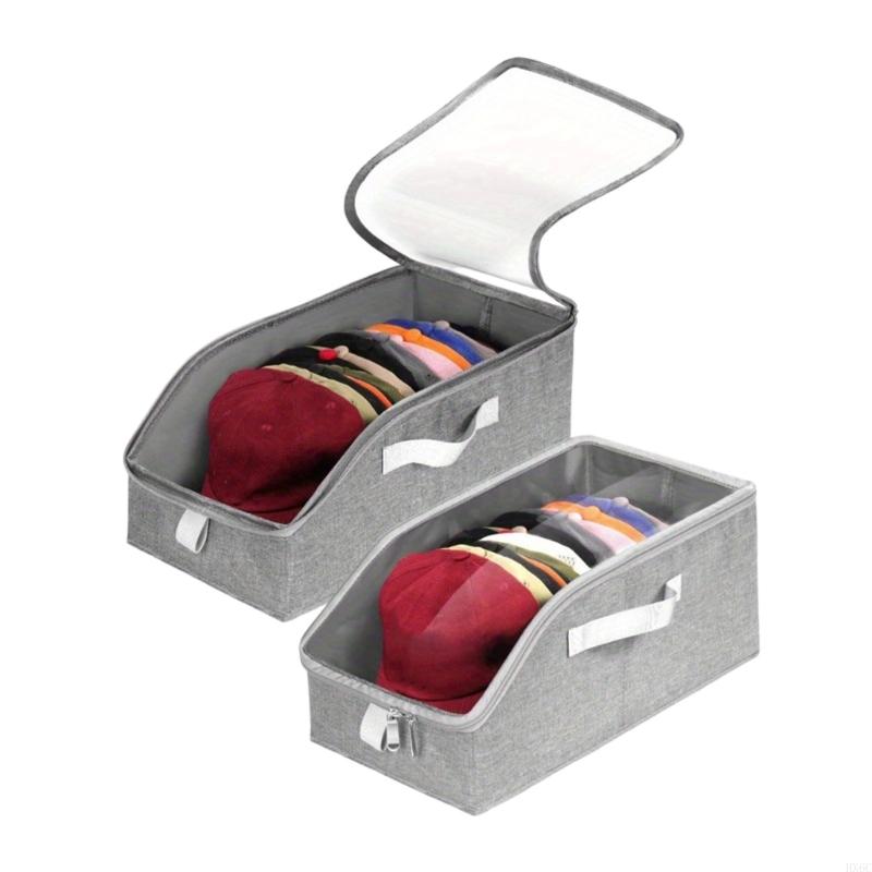 Zippered Baseball Hat Organizers Compact Storage Solution for Small Spaces Closet Use HX6C