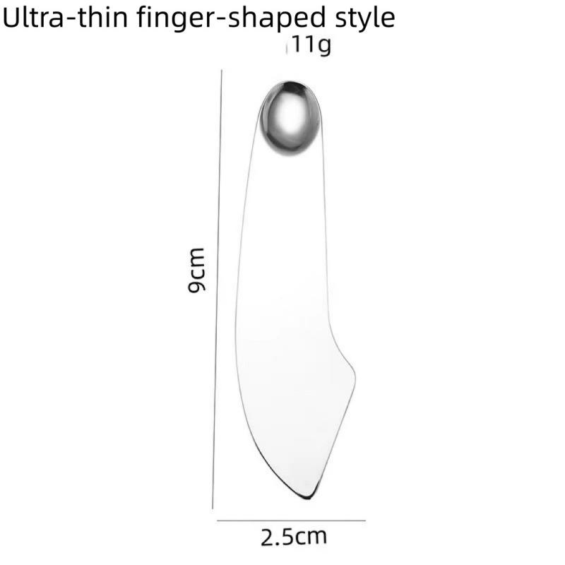 1/3/5/8pcs mix Stainless Steel Facial Scraping Tool Metal Scraper for Light Coffee Color Care Used for Body and Eye Massage