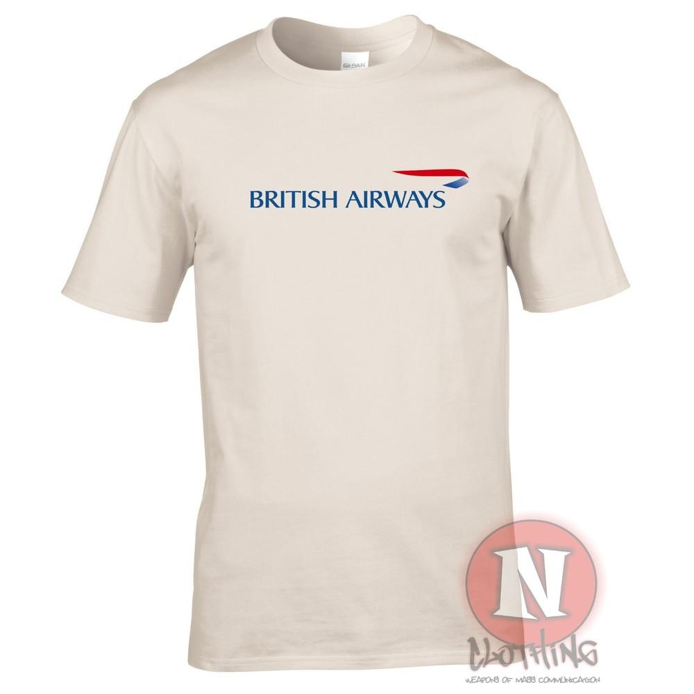 British Airways Logo T-Shirt Flugzeugbeobachter Fluggesellschaftspersonal Flughäfen Reise T-Shirt