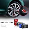 4PC Car Wheel Tire Valve Cap Tyre Stem Protect Cover Accessories For Honda TYPER Civic XR-V HR-V Accord Odyssey Accessories GI1