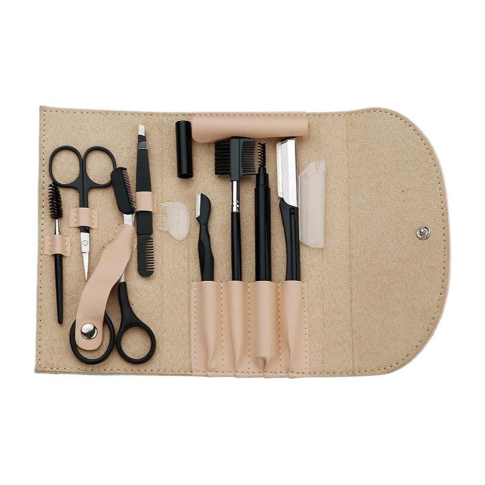 8/9 Stück Edelstahl Augenbrauenpflege-Set 7/8in1 Präzisionspinzette Professionelles Pinzetten-Set Augenbrauenstift Augenbrauenrasierer