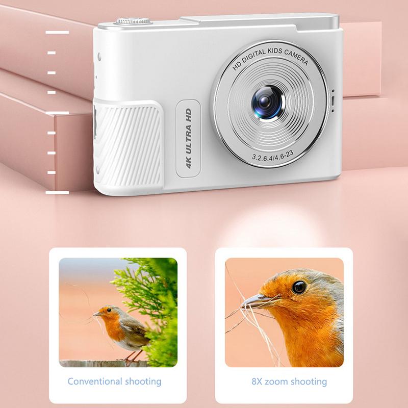 1 Set 44Mp Hd Mini 2.4Inches Photo Camera 4K Digital Cameras 8X Quick Zoom Video Supports Game Functions And Thermal Camera