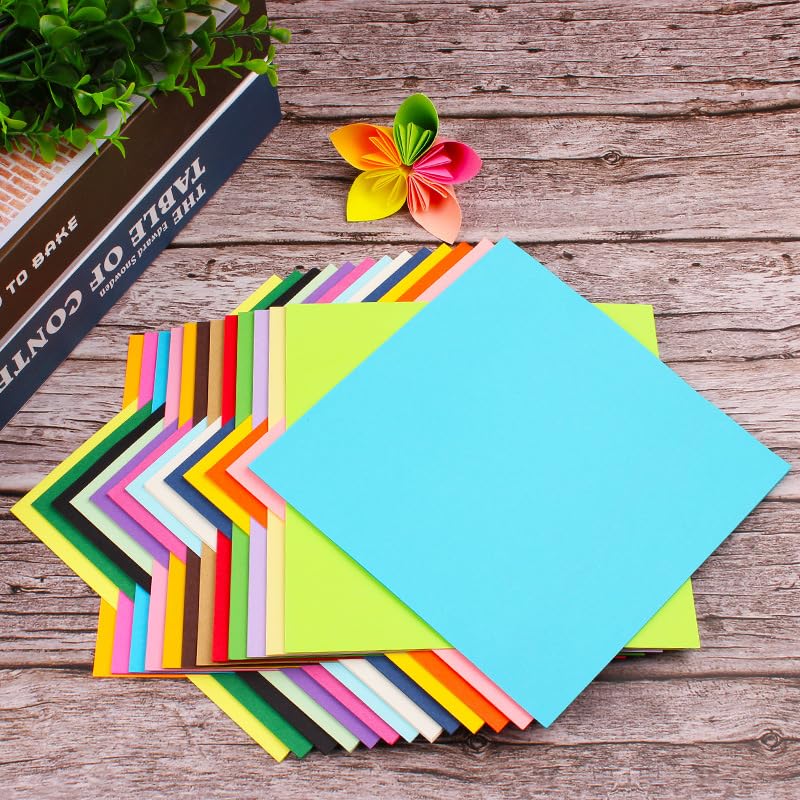 Edinstry Origami Square Origami Paper Crane Art Craft Paper Art DIY Craft Decorative 50pcs Paper, Double-Sided Sheets, Design, Gift, Paper, 1515cm,