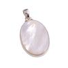 Natural Mother Of Pearl Gemstone Handmade 925 Solid Silver Pendant 1.75'' N5t14