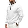 Men's Loose Fit Stand Collar Sweatshirt for Fall Winter Casual Sports
