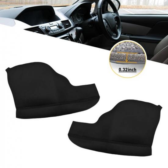 2X Odyssey 2011-17 New For Black Honda Armrest Door Fit Replacement Cover