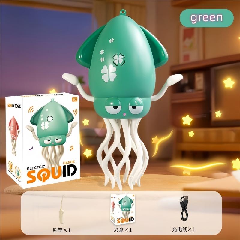 New and Unique Magical Dancing Octopus Electric Toy Squid Sensing and Evading Obstacles Octopus Children Stress-relieving Fishing