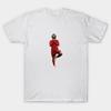 Men Black Print T-shirt Mo Salah No-Cut Transfer Paper Print Cotton Tshirt