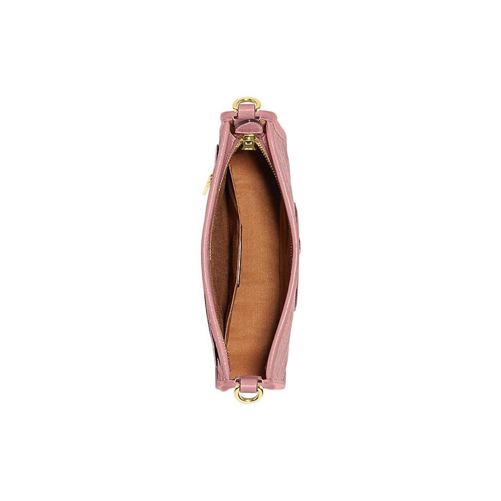 Coach Dempsey 27 Letter Logo Classic Monogram Zip Closure Fabric And Leather Shoulder Crossbody Bag Large Women Bags Pink CA195-IMP1X