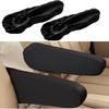 Housses d'accoudoir universelles en tissu pour voitures, camions, SUV et fourgonnettes Moyishi (Noir)