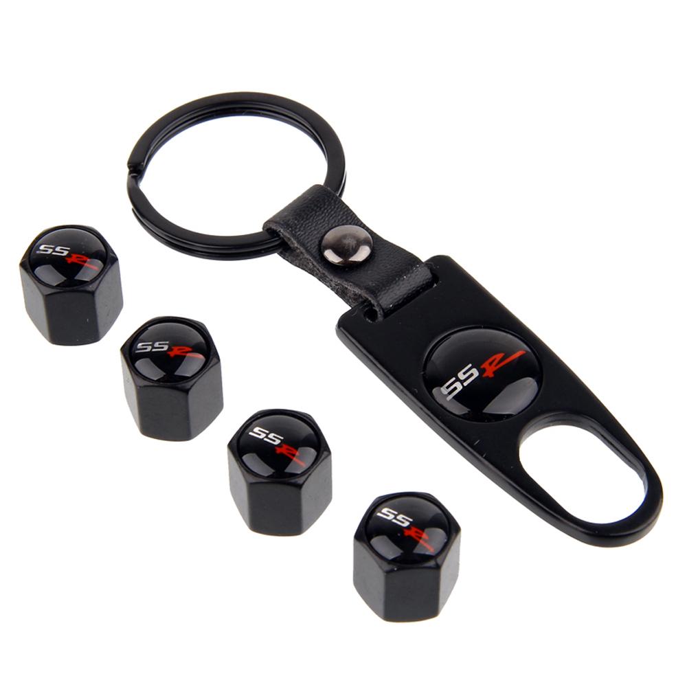 Buy 4pcs Tire Valve Caps + Keychain at affordable prices — free