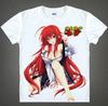 High School DxD Anime Manga Cosplay T-Shirt Maglietta Costumi Costumi Bianchi Poliestere