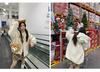 Women's Versatile Mid-Length Plush Jacket with Cute Bear Ears - 2025 Autumn/Winter Collection