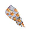 Berretto da lavoro alla moda con stampa di Halloween, berretto casual da donna con coda di cavallo, berretto da lavaggio, berretto Baotou