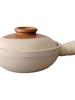 High-Temperature Resistant Unglazed Single-Handle Earthenware Clay Pot for Rice and Noodles