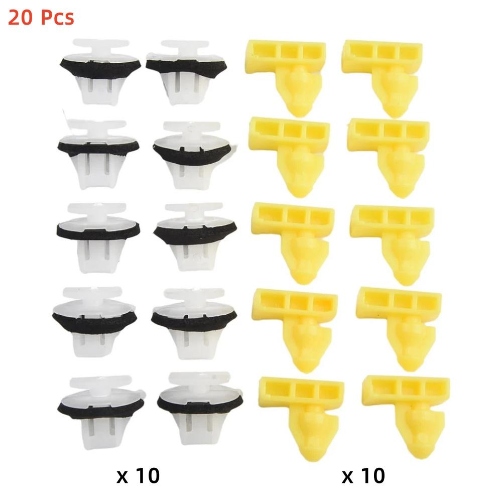 20Pcs Wheel Arch Trim Clips 76847JG00A For Nissan Juke X-Trail Murano