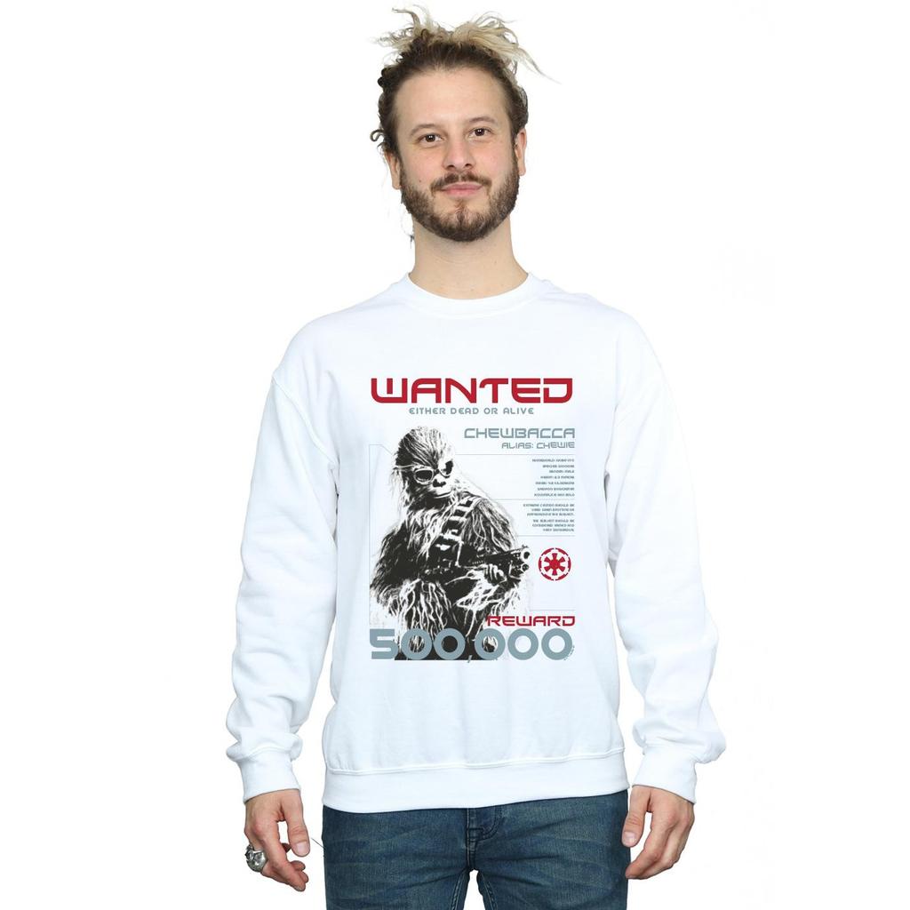 Star Wars Mens Han Solo Chewie Wanted Sweatshirt