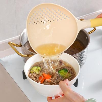 Cooking Spoons Heat-Resistant Large Strainer Draining Colander Cooking Spoon Kitchen Tools For Serving Restaurant Apartment Dorm