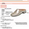 Women's Fashion Closed-Toe Slippers, Breathable, Stylish, Simple, Versatile, Soft and Comfortable Sandals
