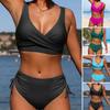 Sexy High Waist Bikinis 2026 Bandage Swimwear Women Swimsuit Female Bikini Set Print Bodysuit Bathing Suit Summer Biquini XXL