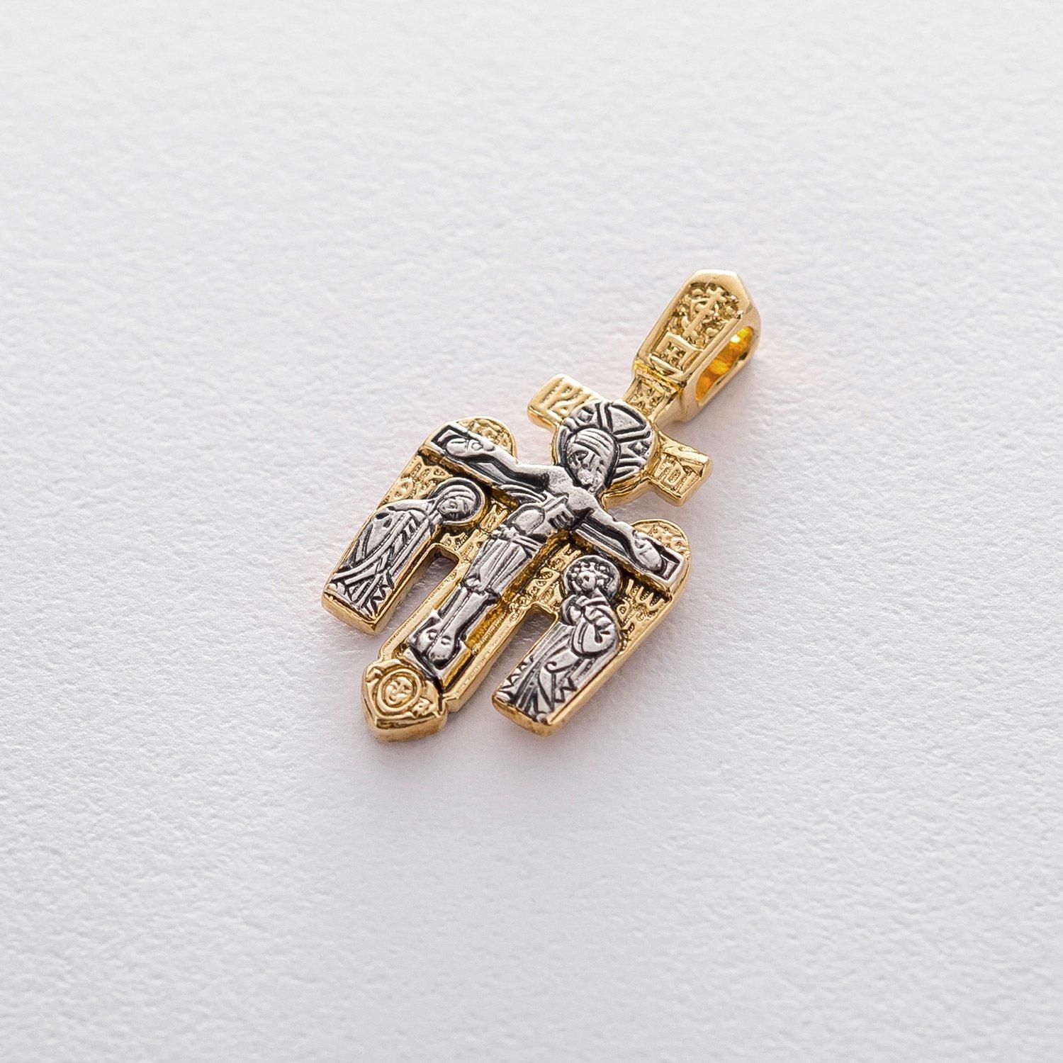 

Срібний хрест Розп яття позолота Oniks срібний