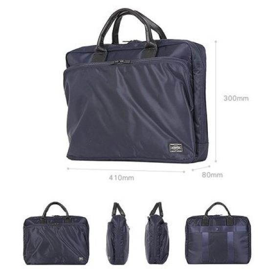 Yoshida Time Business Bag Navy [Porter] & Co. 2-Way 655-08298 (50)