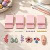 DIY Earring Making Kit 4Pcs/Set Clay Gel Ball Maker Tools, Polymer Roller, 2mm 3mm 4mm 5mm Tools Sphere Shaper, Nail Art Bead Roller for 3D