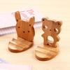 Cell Phone Smartphone Wood Wooden Phone Bracket Cellphone Standing Phone Holder Stand Bracket