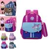 Adorable Cartoon Kids Backpack Large Capacity Lightweight Nylon School Bag