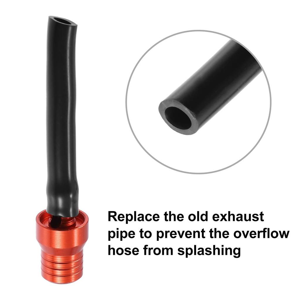 ACROPIX Gas Cap Gas Fuel Tank Cap Vent Breathing Tube Hose Universal Fuel Tank