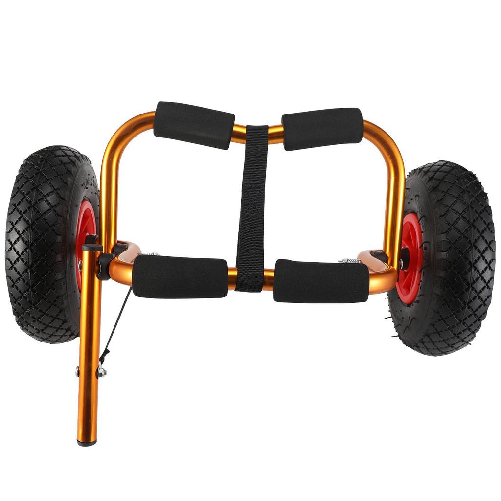Kayak Cart Foldable Solid Wheel Heavy Duty Aluminum Alloy Ocean Boat Trailer