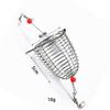 Stainless steel fishing bait basket, large size, basket type, opening/closing