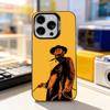 Cool Clint EastwoodS Cowboy For iPhone 17,16,15,14,13,12,11,Pro,Max,Plus,E,Air,Mini Anti Fall Black Matte Hard Bumper Phone Case