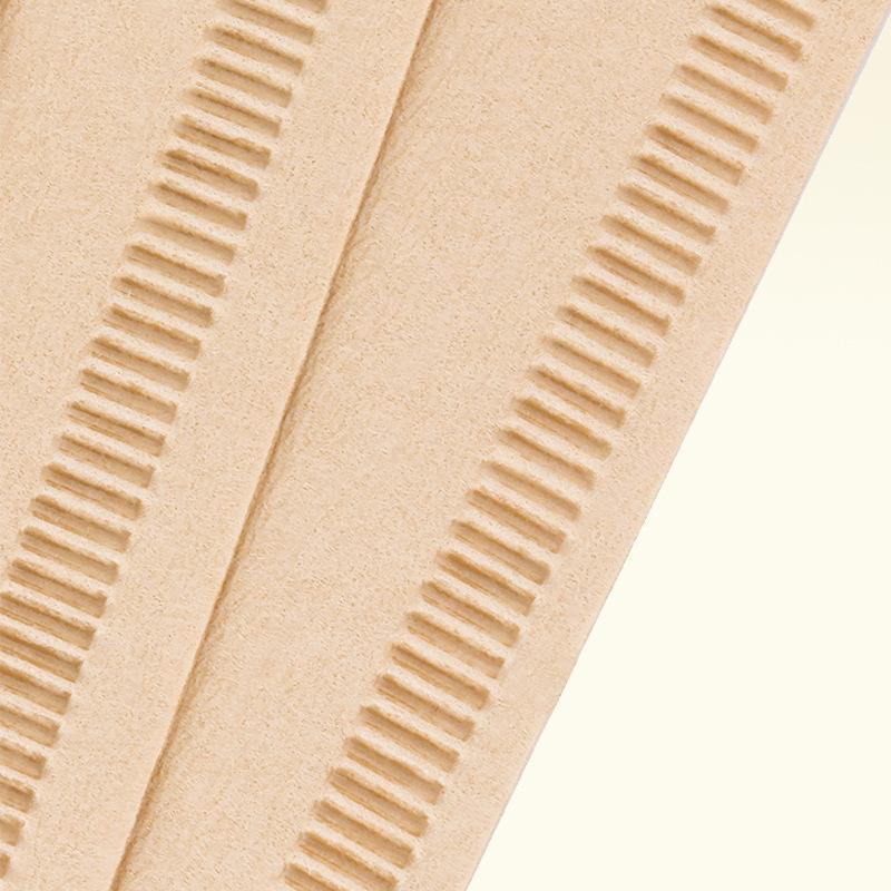 Premium Cone-Shaped Disposable Coffee Filters, Food Grade, Compatible with V60 for 1-4 Servings.