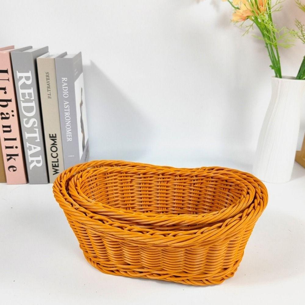 Multistyles Imitation Rattan Fruit Plate  Wedding Candy Flower Storage