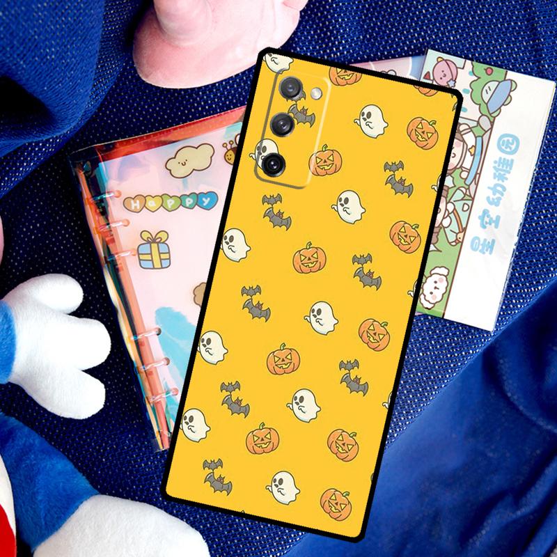 Cute Halloween Ghost Case For Samsung Galaxy S26 Ultra S25 S24 S23 S22 S21 S10 Plus S20 FE S25 Ultra Cover Funda