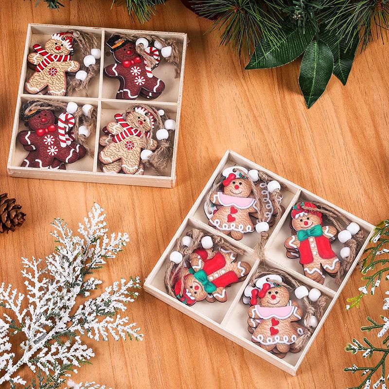 Ornamenti di Natale a Cartoni Animati: Set Regalo Omino Pan di Zenzero & Bambola Gelato