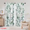 2 Stück, 2D-Flachdruck Vorhänge Eukalyptus-Traum(2) Polyester (ohne Stange) Urlaub für verschiedene Zimmertypen