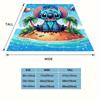 1 Stück Stitch-Druckdecke - Weiche Ganzjahresdecke für Wohnzimmer, Schlafzimmer, Personalisierbares Geschenk mit entzückendem Cartoon-Design