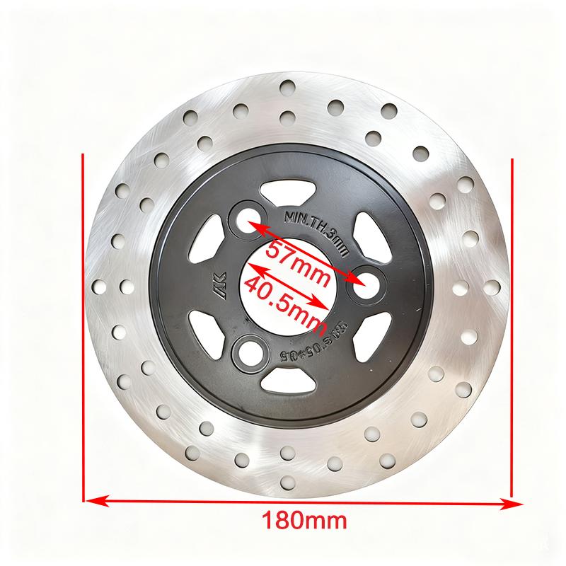 Motorcycle Accessories Modified Center Lock Brake Disc Rotor Strong Heat Dissipation Floating 180mm for MTB / Road