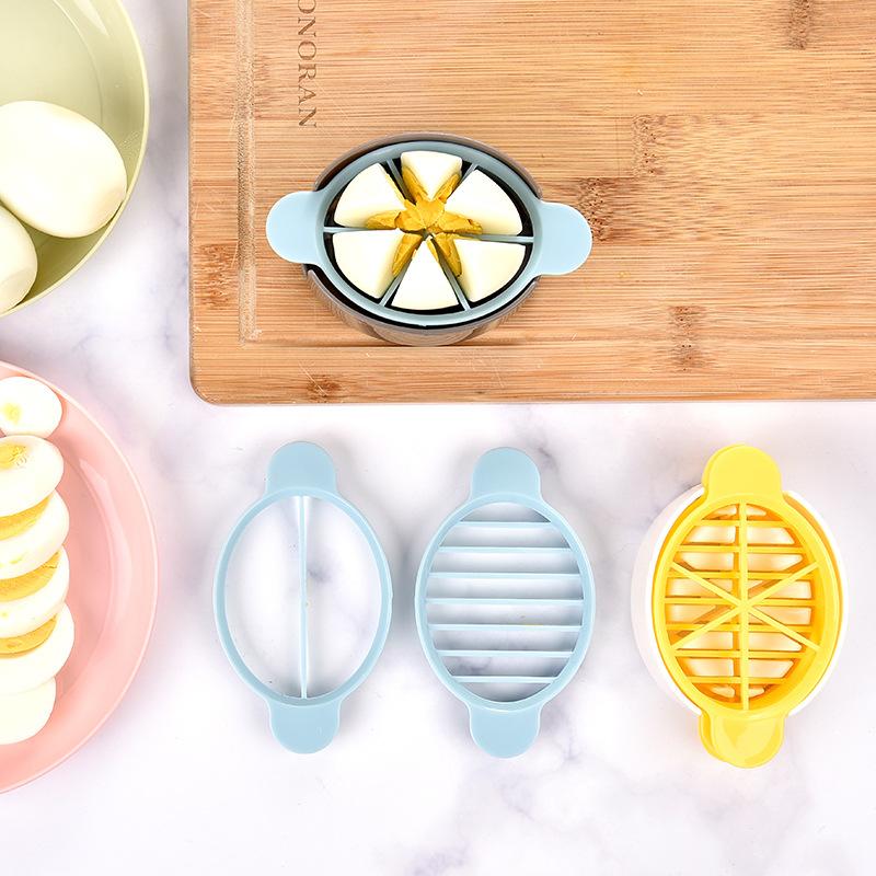 Eggs Slicer Cutter Egg Cooking Tools Multifunctional Egg Cutter Mold Cutter Artifact Gadgets Kitchen Manual Egg Slicer