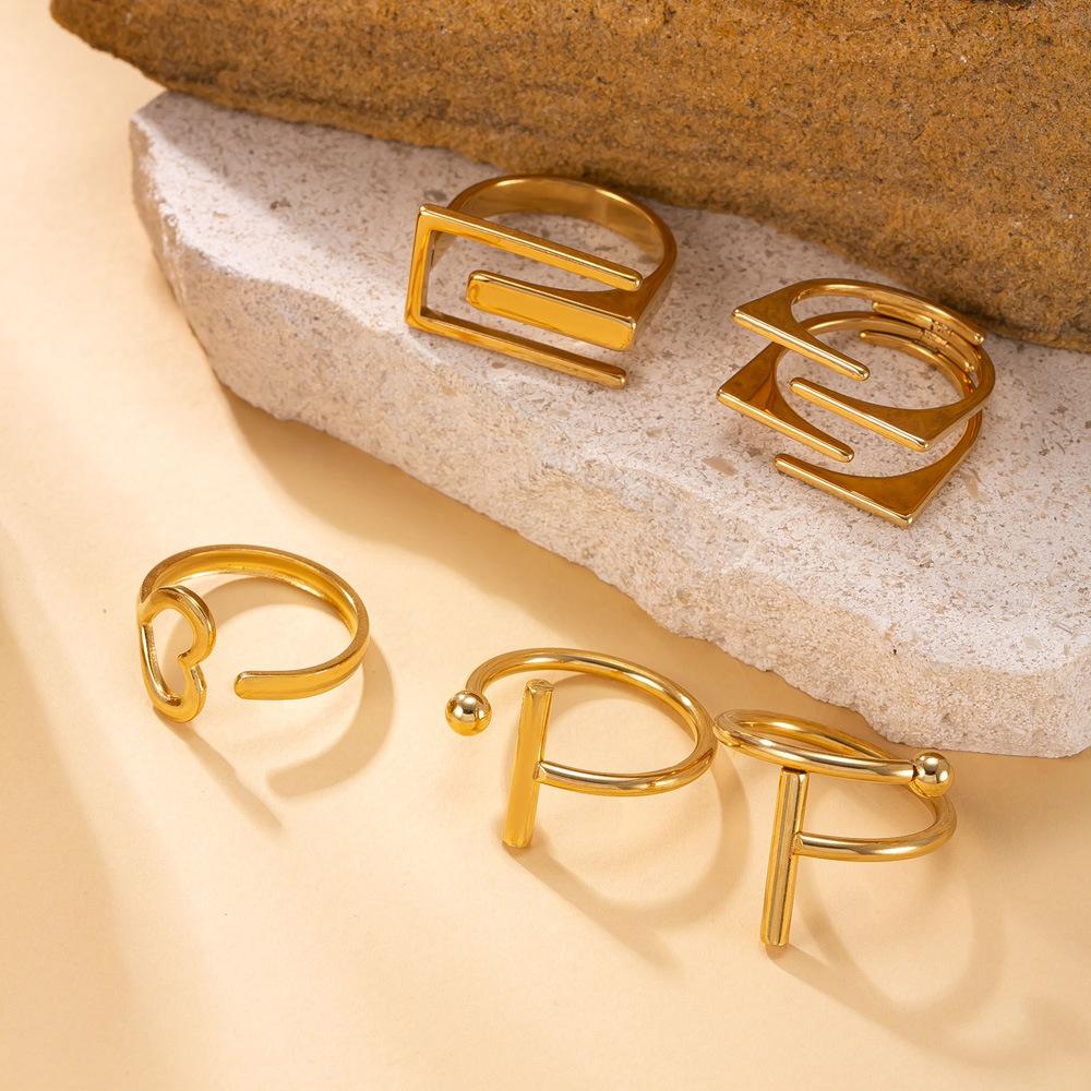 

Ювелирные изделия из титановой стали Высококлассные преувеличенные кольца для наслоения Стальная проволока Сварной стальной шарик Нержавеющая сталь Открытые кольца Фабрика Average Size