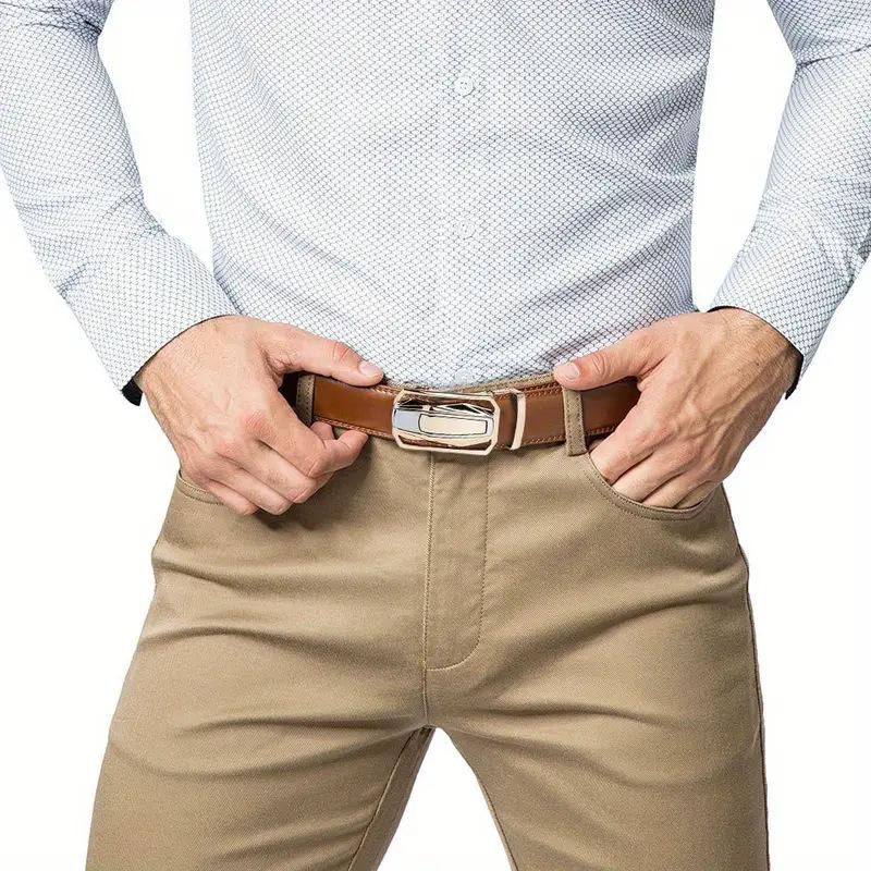 Wszechstronny dwuwarstwowy skórzany pasek męski - Styl casualowy i biznesowy dla wszystkich grup wiekowych