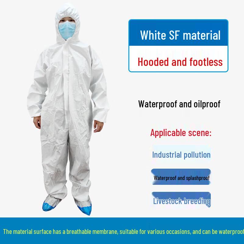 JIANG B O Disposable Protective Isolation Gown 2XL