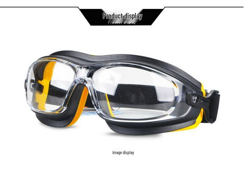 Luoka Impact-Resistant Safety Goggles: Dust, Wind, Sand, Chemical, Acid, Alkali, Spray, Splatter, Grinding Protection