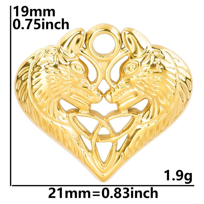 6pcs Gold Plated Butterfly Charms For Jewelry Making Bulk Stainless Steel Pendants Animal Dragonfly Cattle Peacock DIY Connector